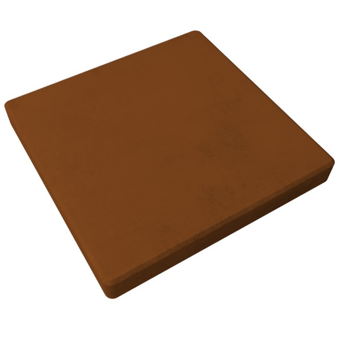 Квадратная тротуарная плитка 300х300х30 Коричневый